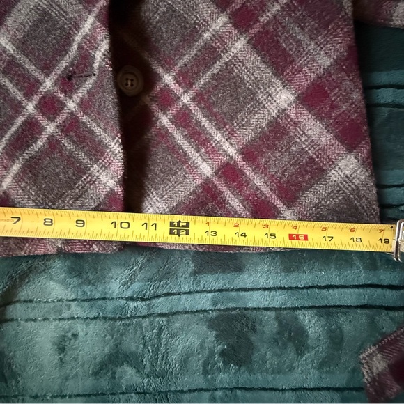 Vtg pendleton virgin and lamp wool plaid belted vest size L made in USA - Picture 13 of 15